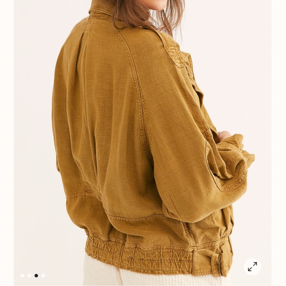 NWT Free People Jayde Safari Bomber Jacket - Picture 3 of 7